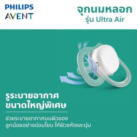 จุกนมหลอก ฟิลิปส์เอเวนท์ ULTRA AIR 0-6 เดือน สีม่วง_4